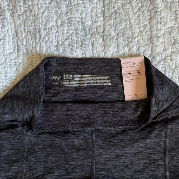NWT Victoria’s Secret Incredible Essential Leggings (Heather Grey, Size 8) - Picture 4 of 6